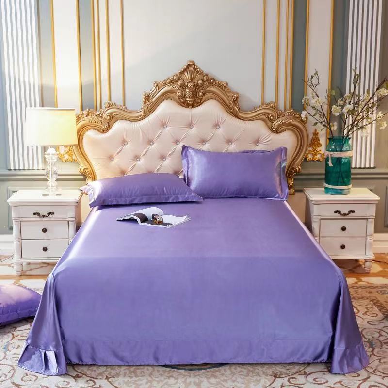 moregrowth101 double-sided ice silk bed sheet