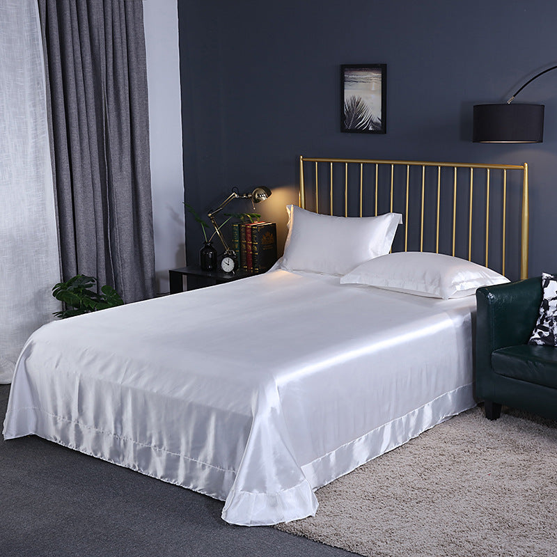 moregrowth101 double-sided ice silk bed sheet