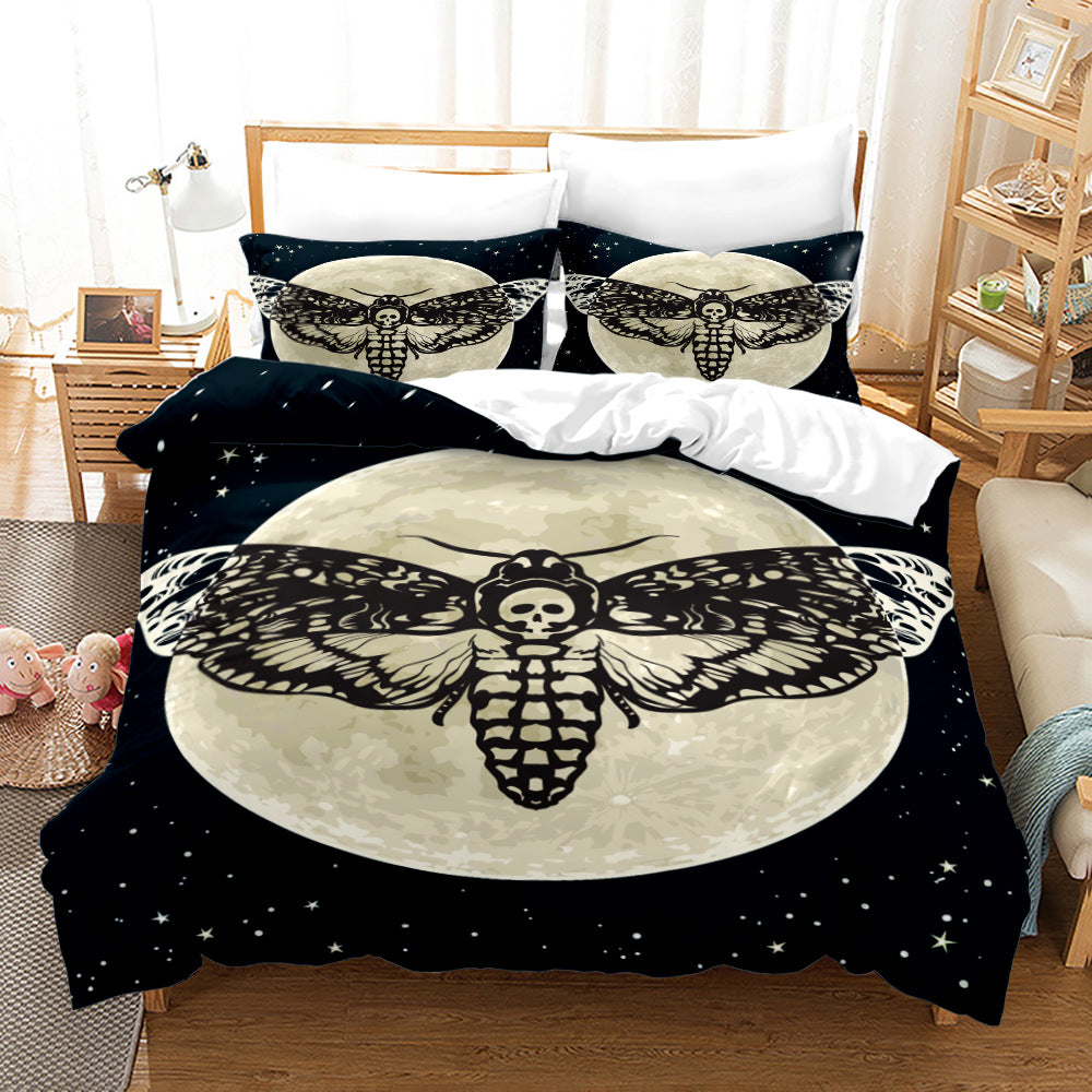 moregrowth101 Acherontia Lachesis printed bed sheet
