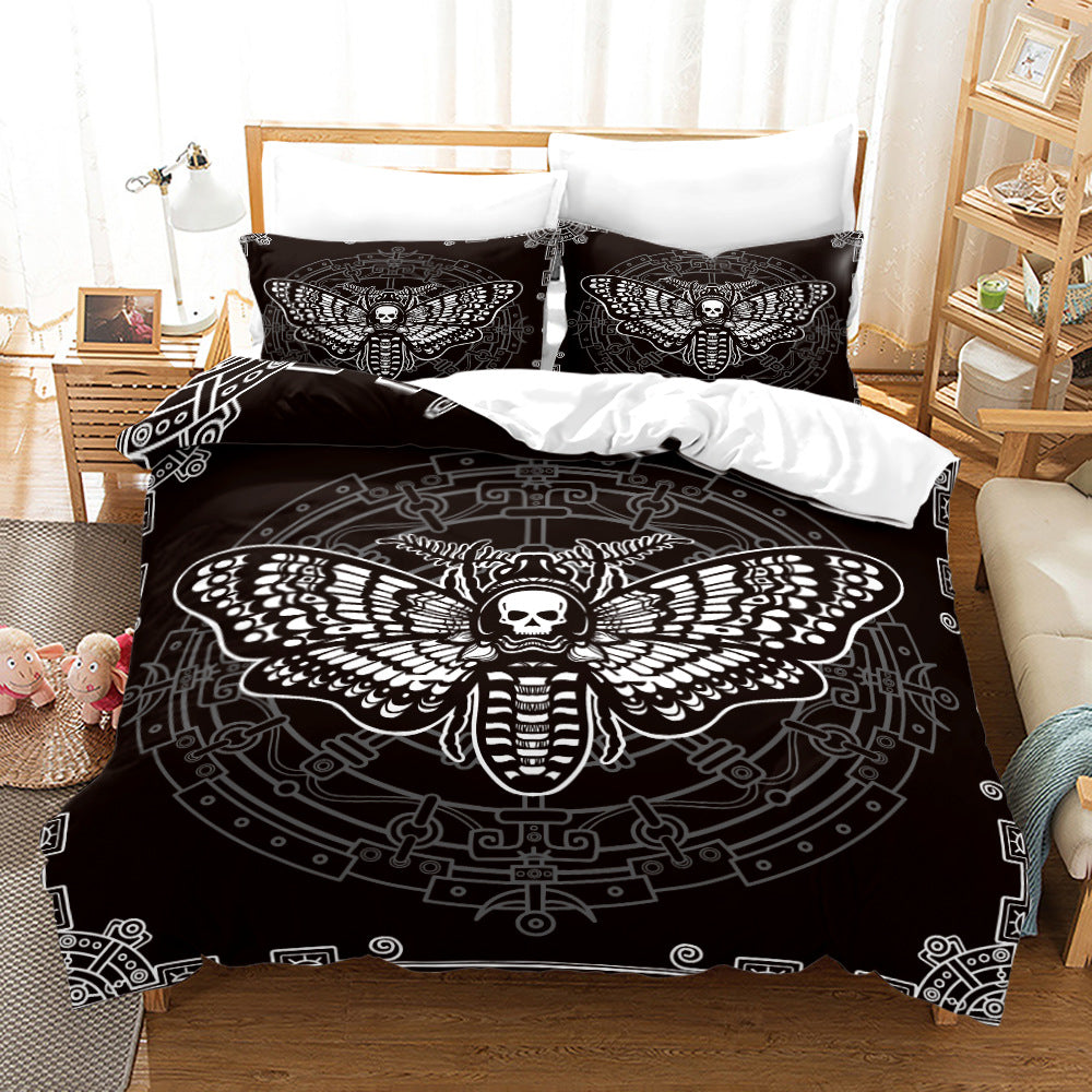 moregrowth101 Acherontia Lachesis printed bed sheet