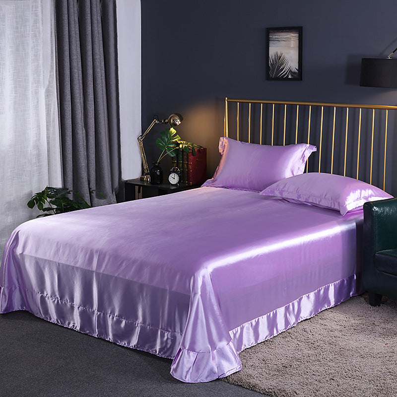 moregrowth101 double-sided ice silk bed sheet