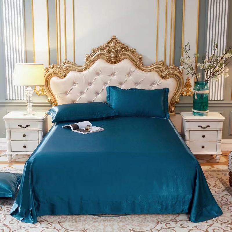 moregrowth101 double-sided ice silk bed sheet