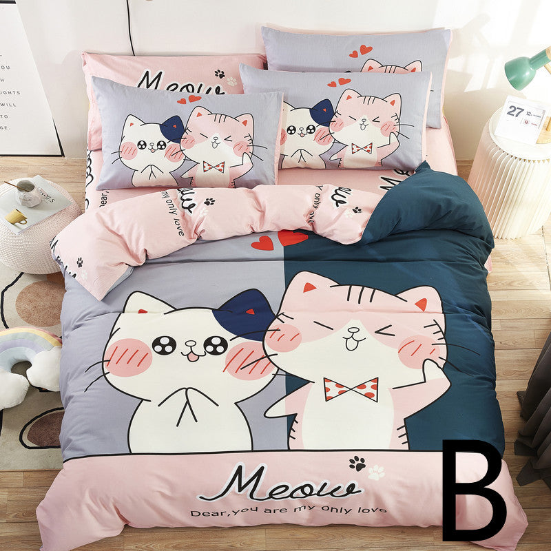 moregrowth101 cute cartoon children bed sheet