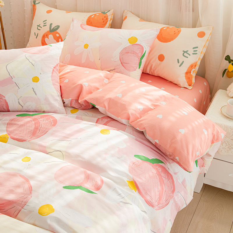 moregrowth101 pure cotton four-piece bedding set