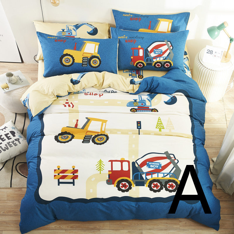 moregrowth101 cute cartoon children bed sheet
