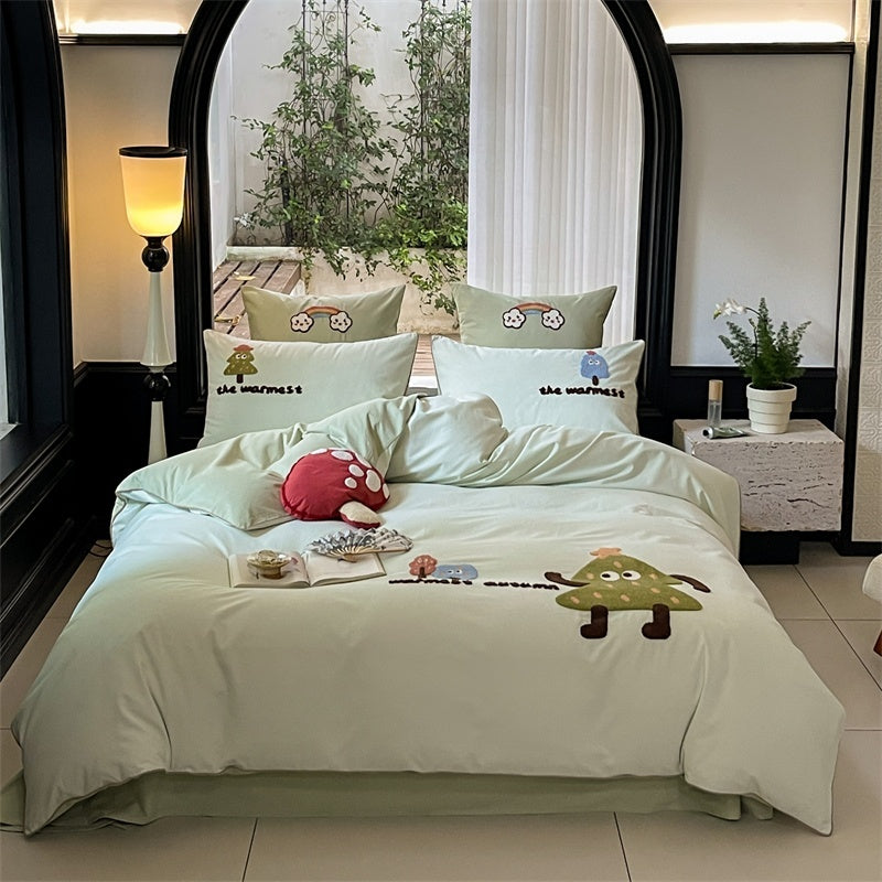moregrowth101 cartoon cute cotton duvet cover