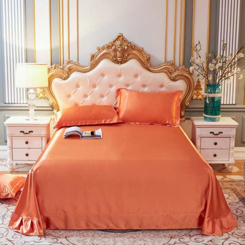 moregrowth101 double-sided ice silk bed sheet