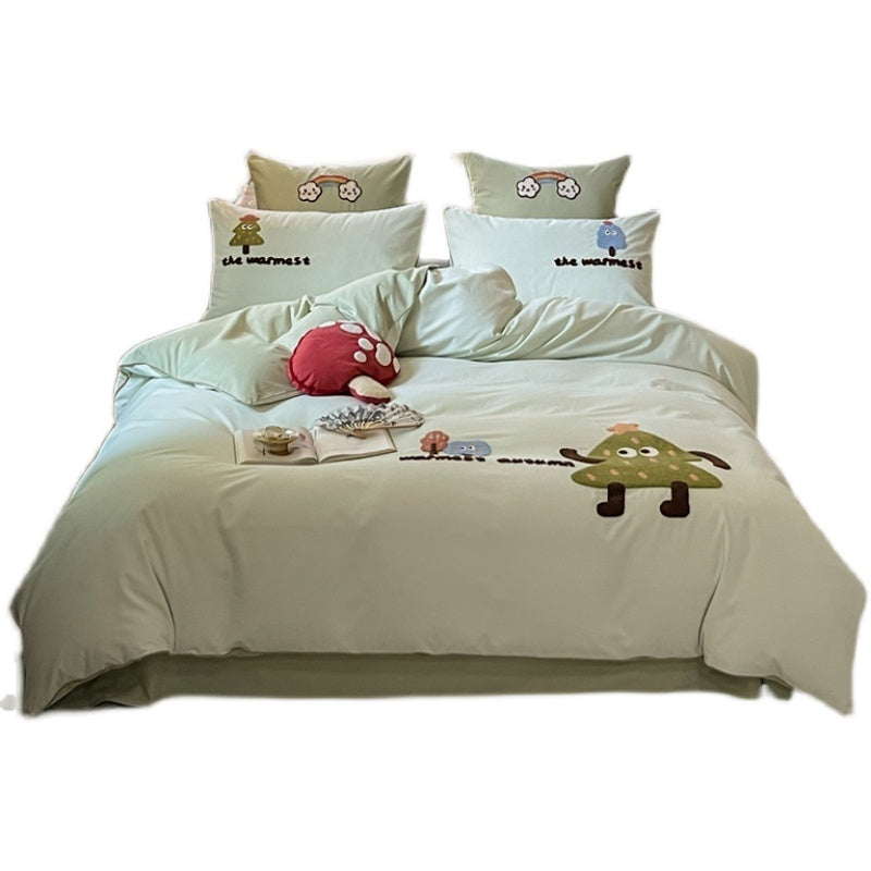 moregrowth101 cartoon cute cotton duvet cover