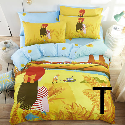 moregrowth101 cute cartoon children bed sheet