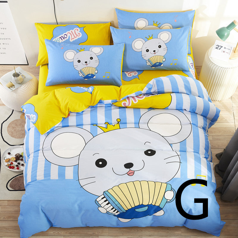 moregrowth101 cute cartoon children bed sheet
