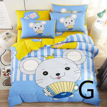 moregrowth101 cute cartoon children bed sheet