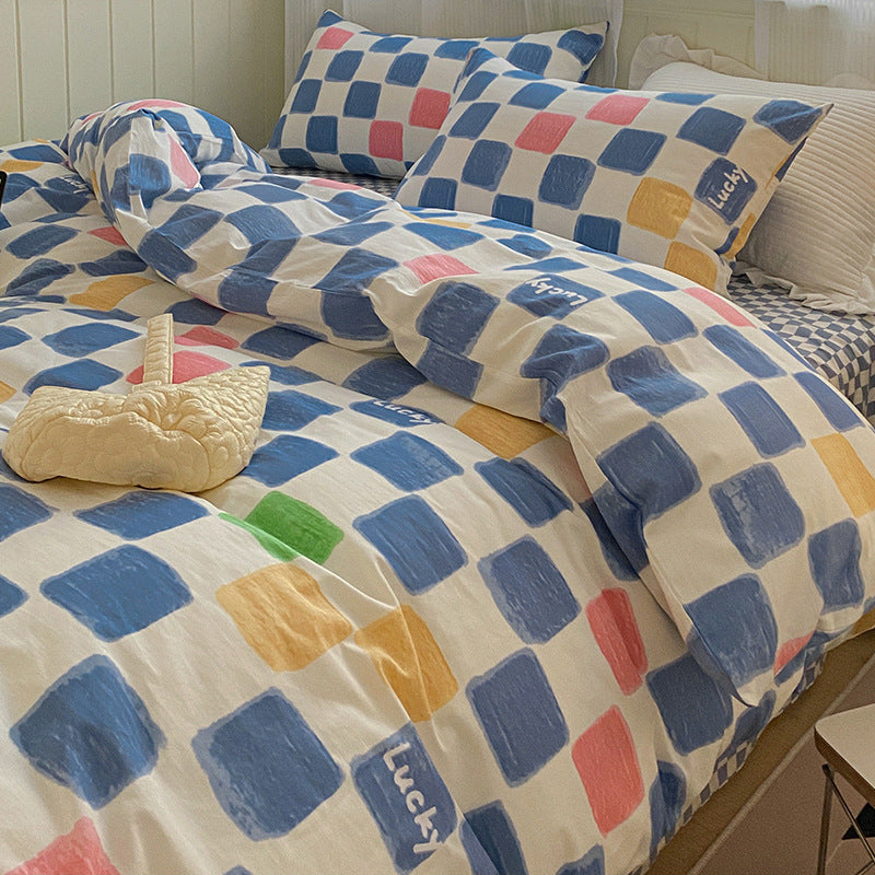 moregrowth101 pure cotton four-piece bedding set