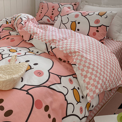 moregrowth101 pure cotton four-piece bedding set