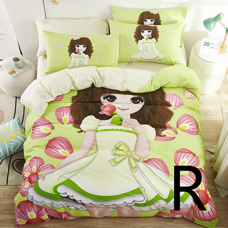 moregrowth101 cute cartoon children bed sheet