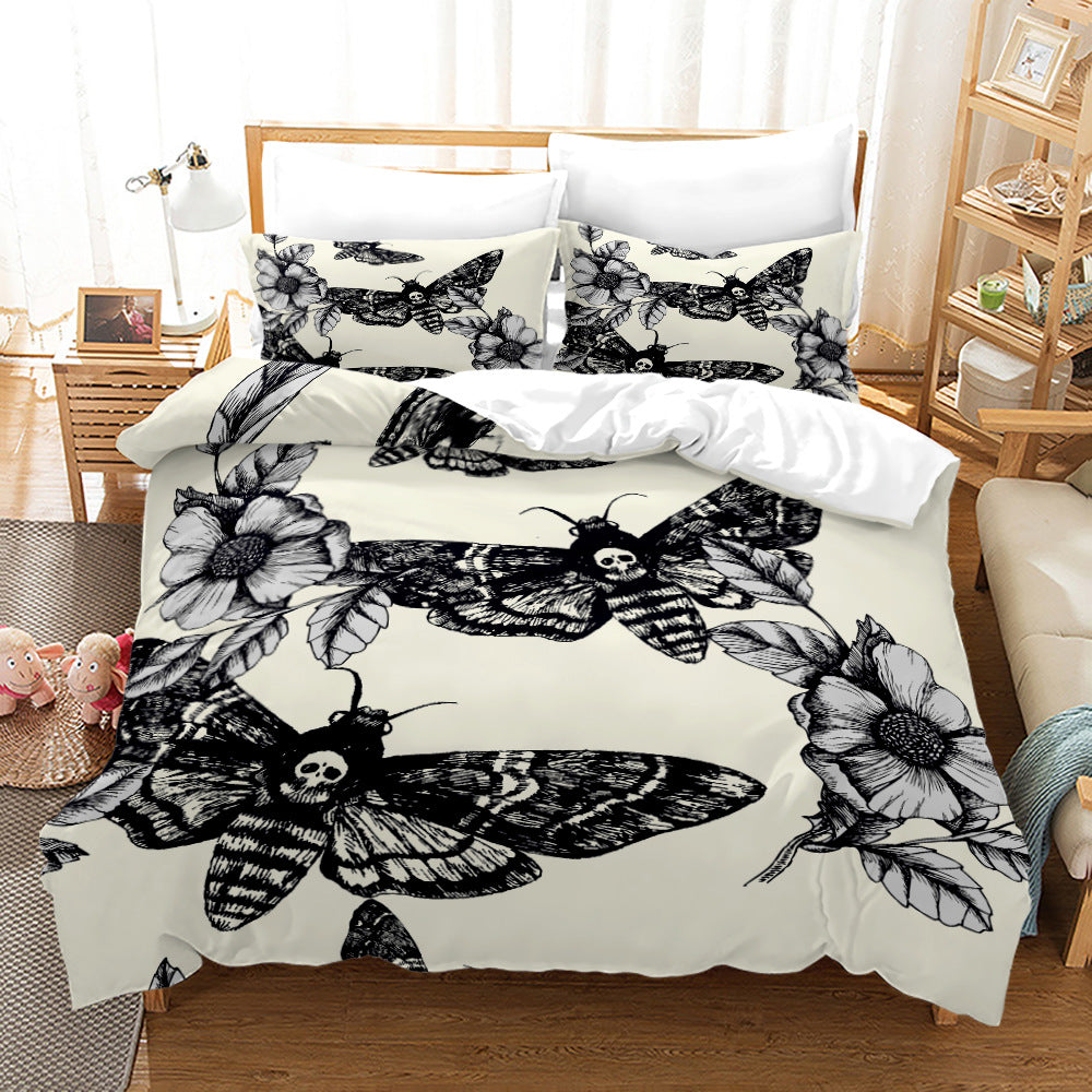 moregrowth101 Acherontia Lachesis printed bed sheet