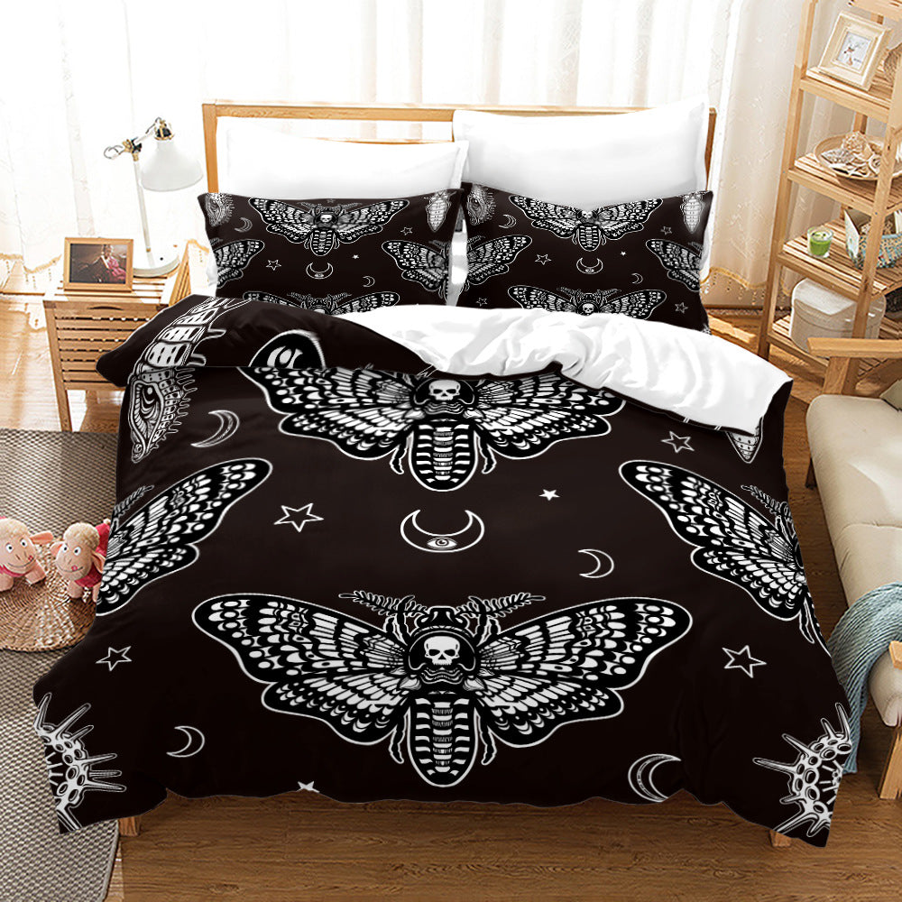 moregrowth101 Acherontia Lachesis printed bed sheet