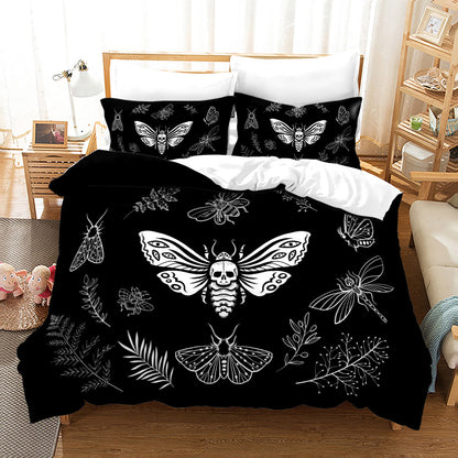 moregrowth101 Acherontia Lachesis printed bed sheet
