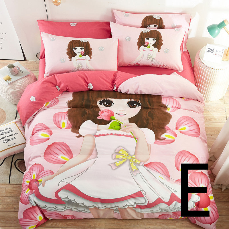 moregrowth101 cute cartoon children bed sheet
