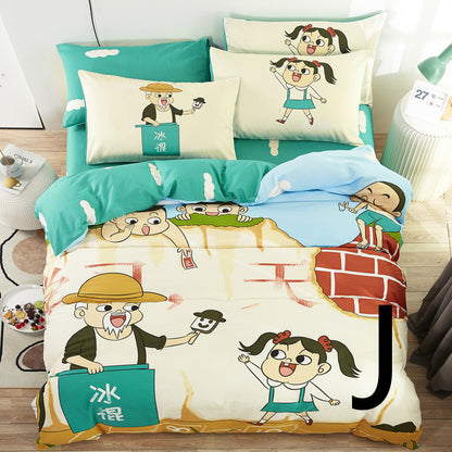 moregrowth101 cute cartoon children bed sheet